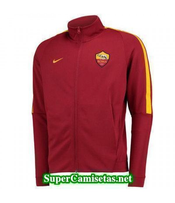 Chaquetas As Roma rojo 2017 2018 baratas