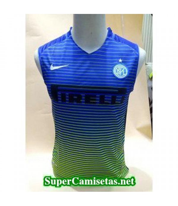 camiseta chaleco Inter Milan Azul 2017 2018