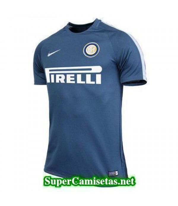 camiseta entrenamiento Inter Milan azul 2016 2017