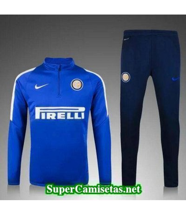 Camiseta entrenamiento Inter Milan ML Azul 2016 2017