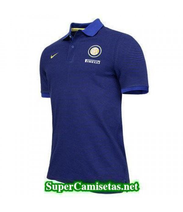 Camiseta polo Inter Milan Azul 2016 2017