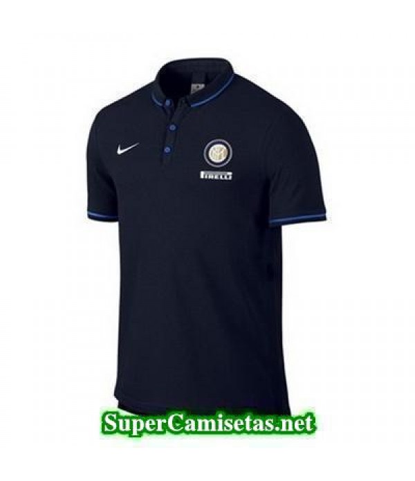 Camiseta polo Inter Milan Azul oscuro 2015 2016