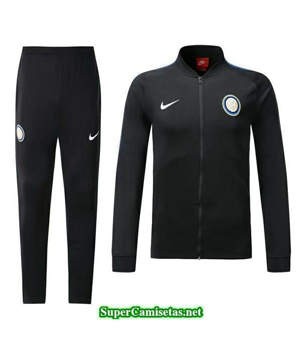 Chaquetas Inter Milan Negro 2017 2018 baratas