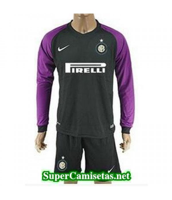 Portero Equipacion Camiseta Inter Milan Manga Larga 2016/17