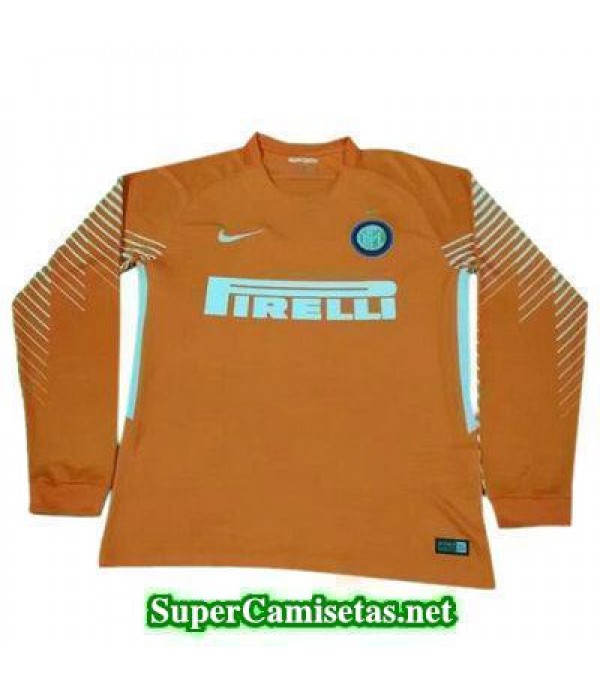 Portero Equipacion Camiseta Inter Milan Manga Larga 2017/18