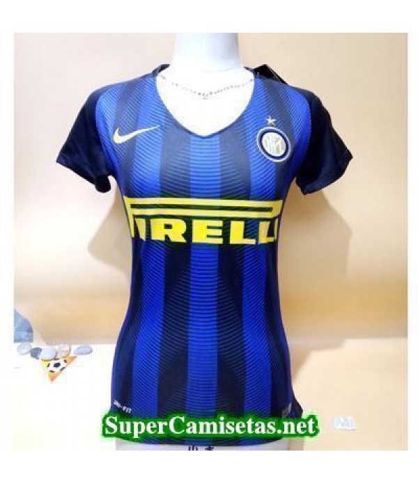 Primera Equipacion Camiseta Inter Milan Mujer 2016/17