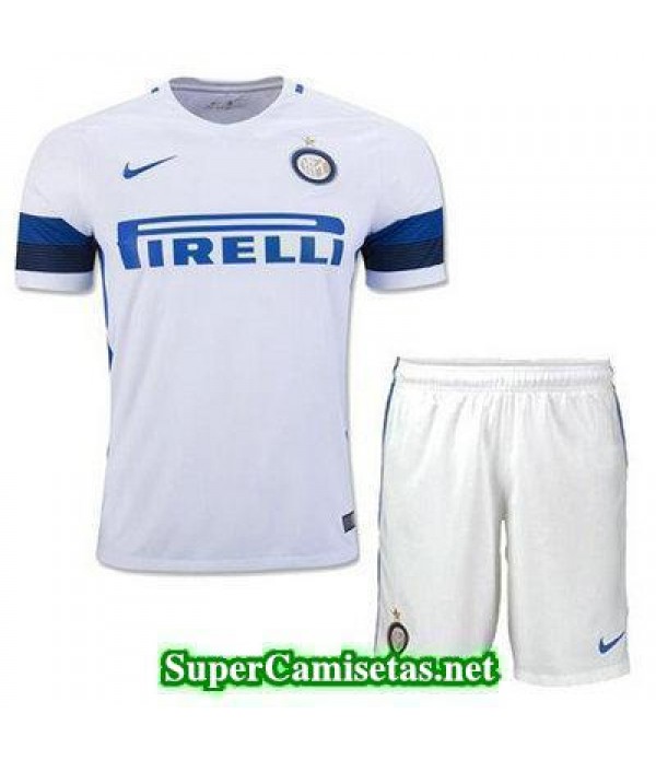Segunda Equipacion Camiseta Inter Milan Ninos 2016/17