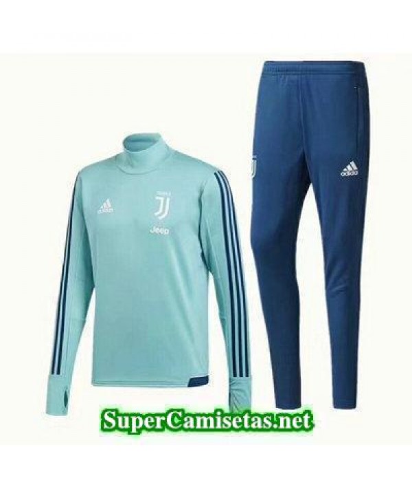 Camiseta entrenamiento Juventus ML Azul 2017 2018