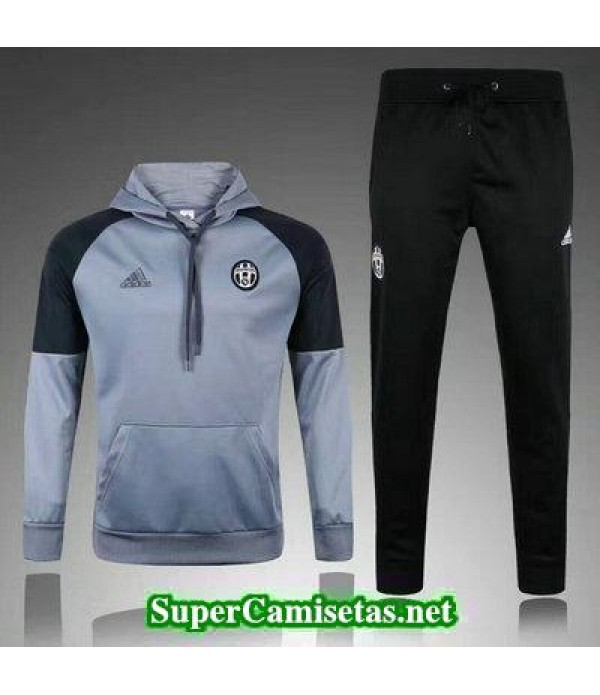 Camiseta entrenamiento Juventus ML gris 2017 2018