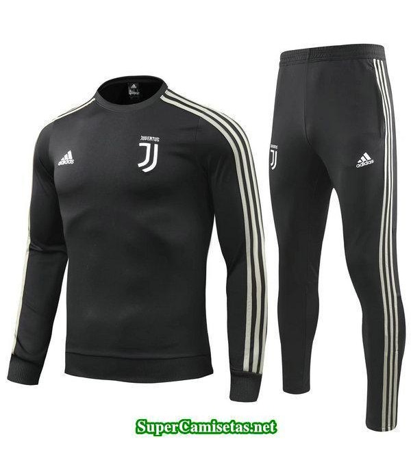 Camiseta entrenamiento Juventus ML Negro-01 2018 2...