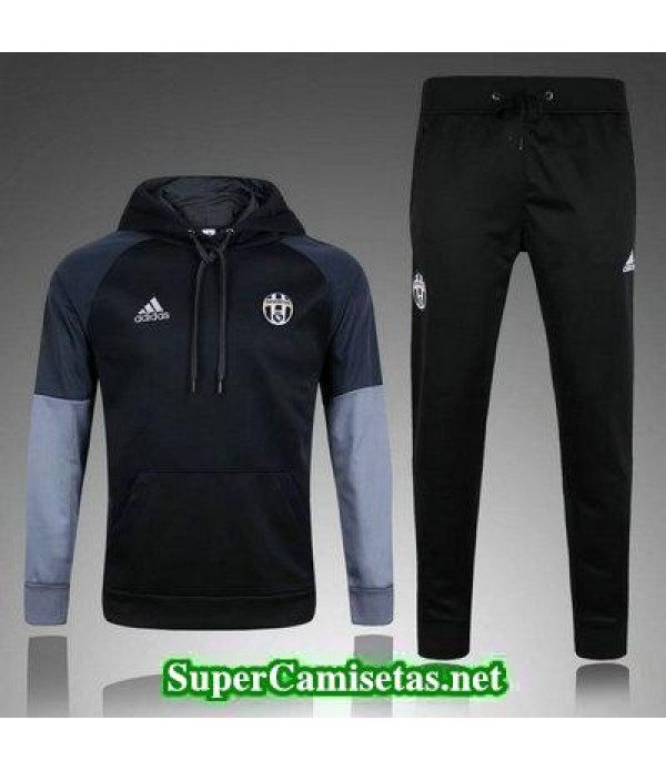 Camiseta entrenamiento Juventus ML negro 2017 2018