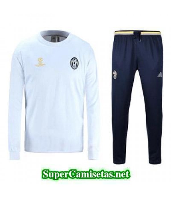 Camiseta entrenamiento Juventus ML UCL blanco 2016 2017