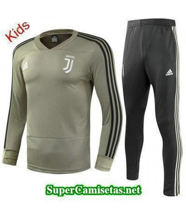Camiseta entrenamiento Juventus Ninos ML Amarillo 2018 2019