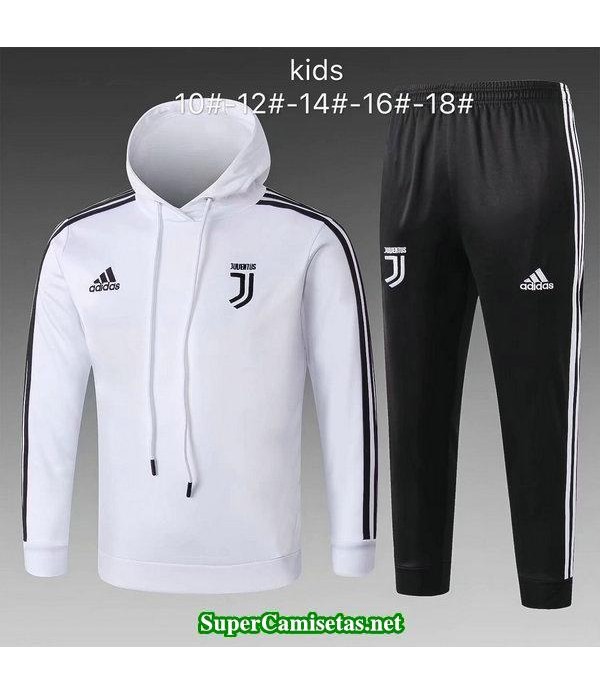 Camiseta entrenamiento Juventus Ninos ML Blanco-01 2018 2019