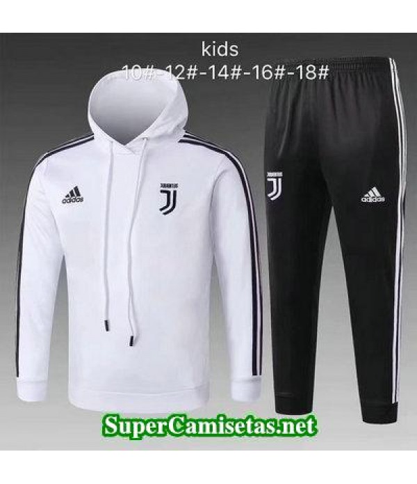 Camiseta entrenamiento Juventus Ninos ML Blanco 2018 2019