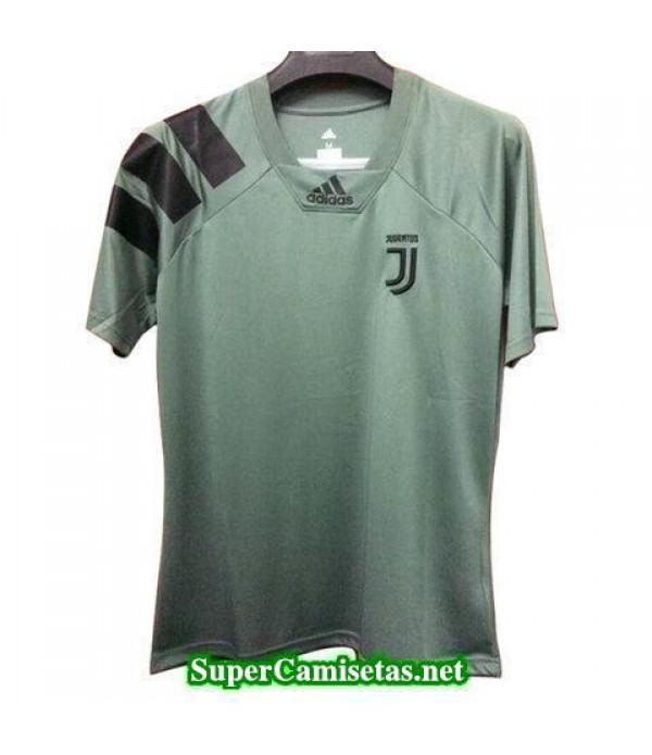camiseta entrenamiento Juventus verde-02 2017 2018