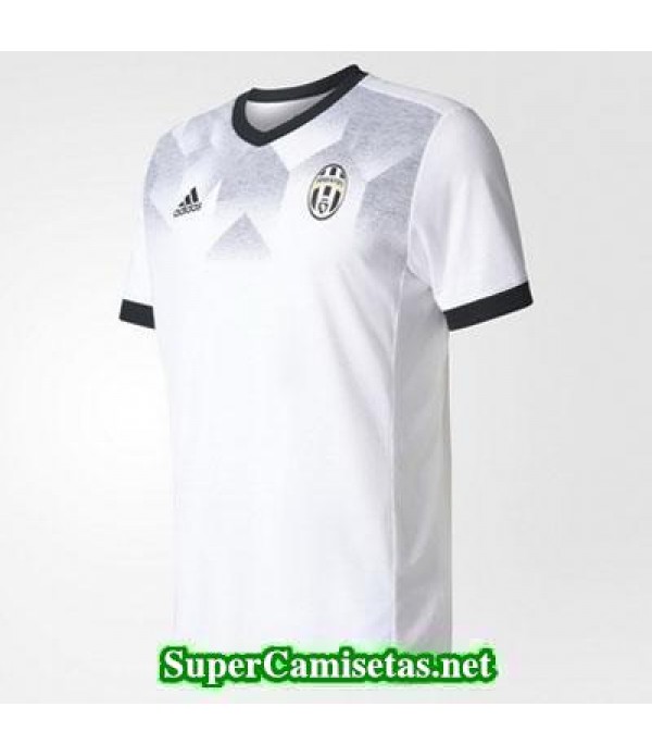 camiseta pre-partido Juventus Blanca 2016 2017