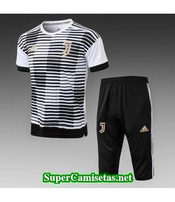 camiseta pre-partido Juventus Blanco 2018 2019