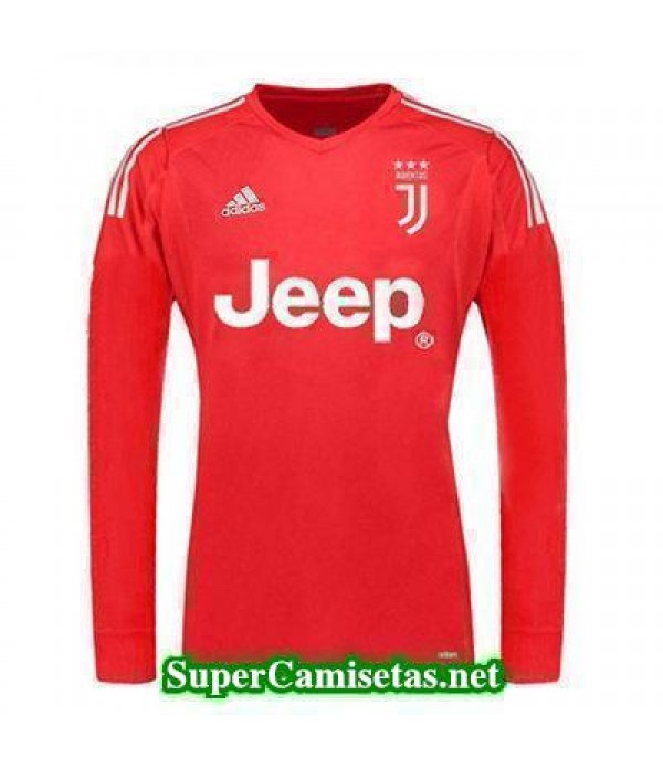 Portero Equipacion Camiseta Juventus Manga Larga Rojo 2017/18