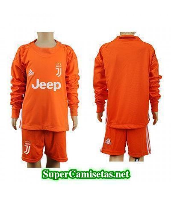 Portero Equipacion Camiseta Juventus ML Ninos 2017/18
