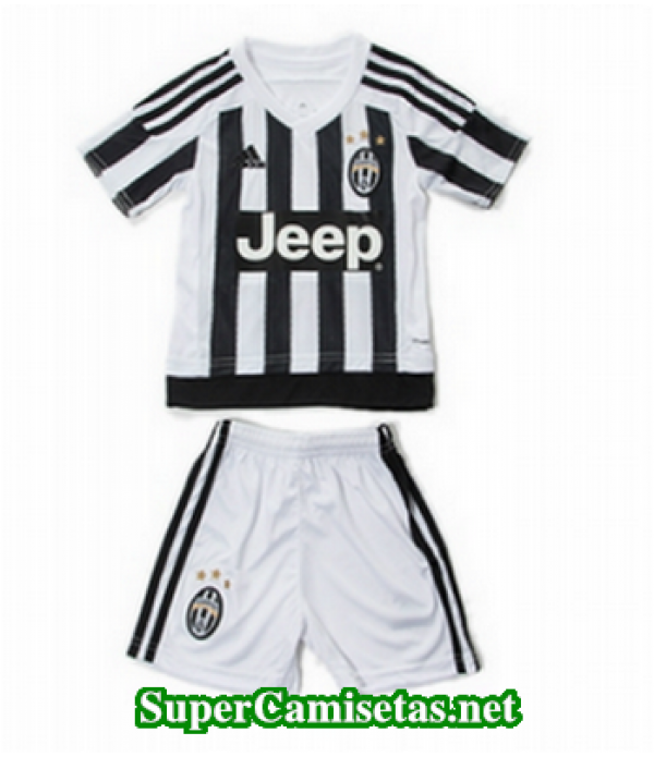 Primera Equipacion Camiseta Juventus Ninos 2015/16