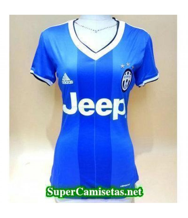 Segunda Equipacion Camiseta Juventus Mujer 2016/17