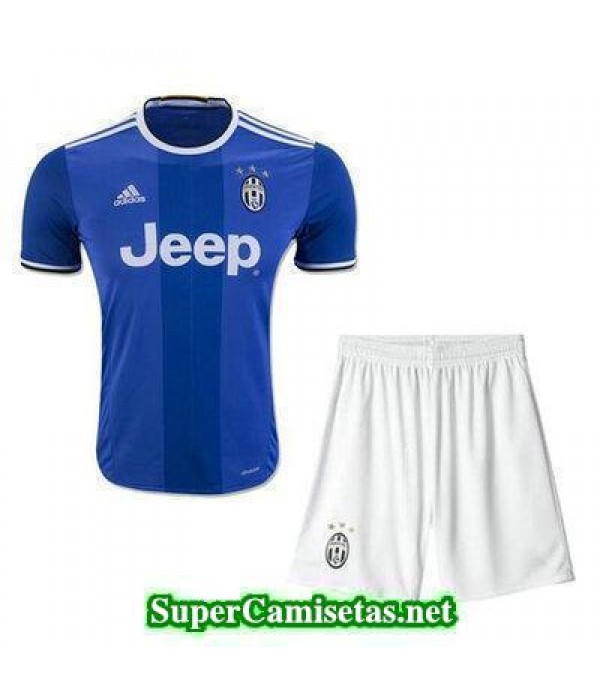 Segunda Equipacion Camiseta Juventus Ninos 2016/17