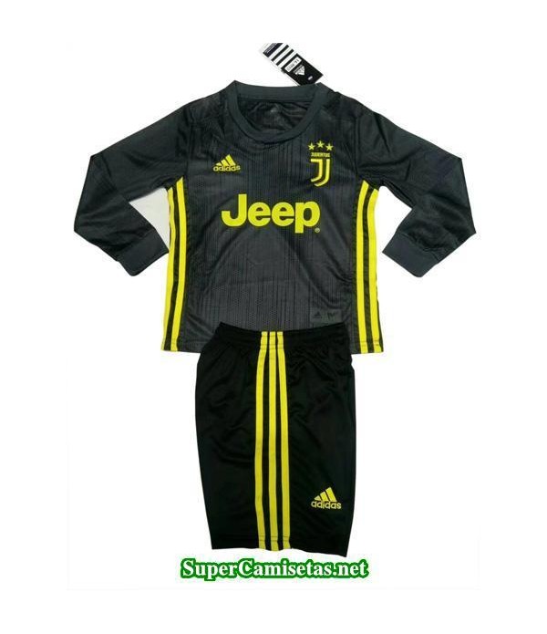 Tercera Equipacion Camiseta Juventus ML Ninos 2018/19