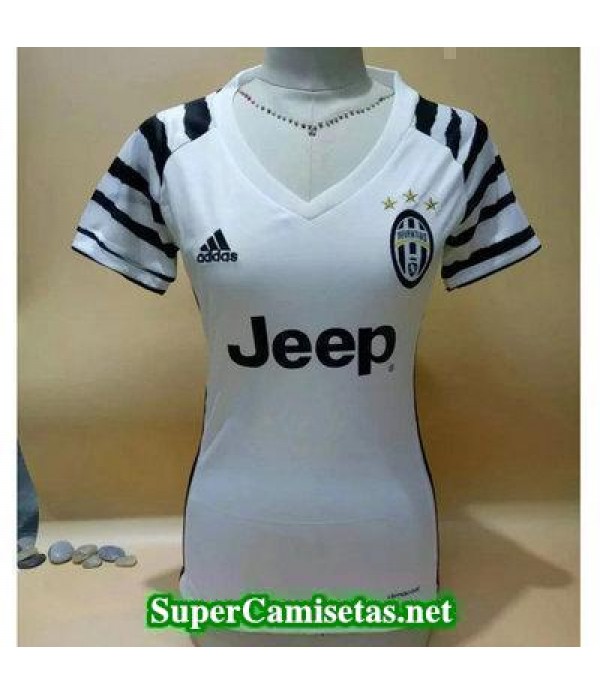 Tercera Equipacion Camiseta Juventus Mujer 2016/17