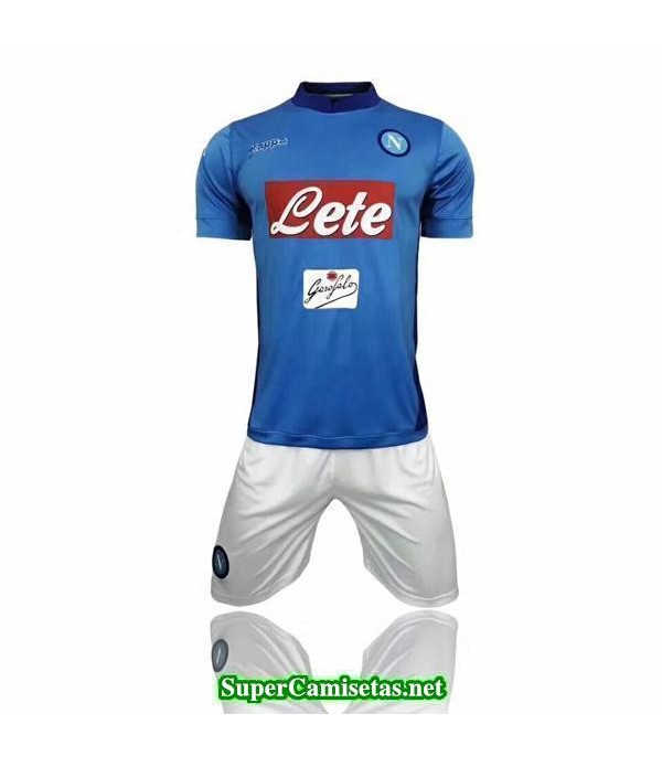 Primera Equipacion Camiseta Napoli Ninos 2017/18