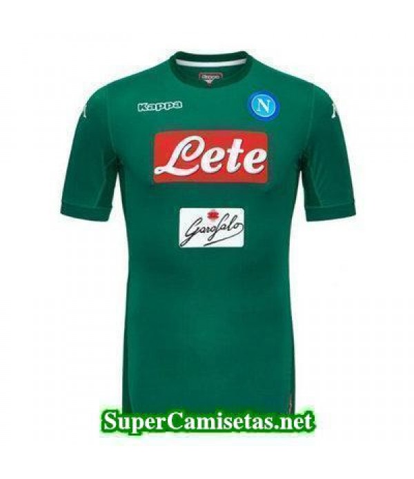 Tailandia Portero Equipacion Camiseta Napoli 2017/18